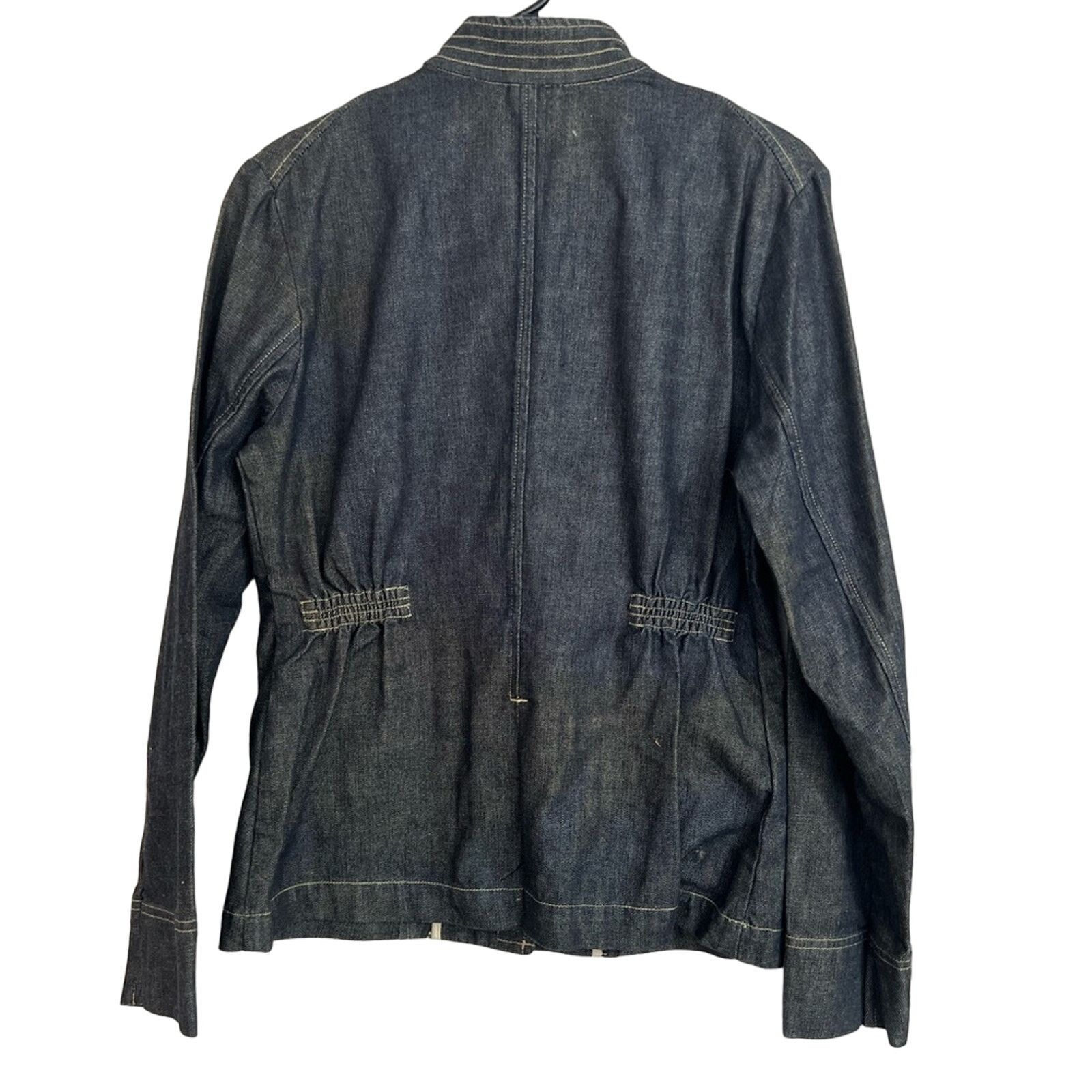 Gap Gap Jacket Women's 6 Blue Denim Cinch Waist Back Pleat Size M / US 6-8 / IT 42-44 - 2 Thumbnail