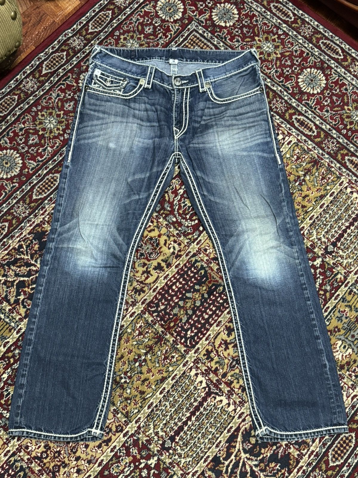 【COLOR iN ID】rope stitch denim JIMMY ROPE STITCH OVERSIZED JACKET - Rocky Point Light Wash