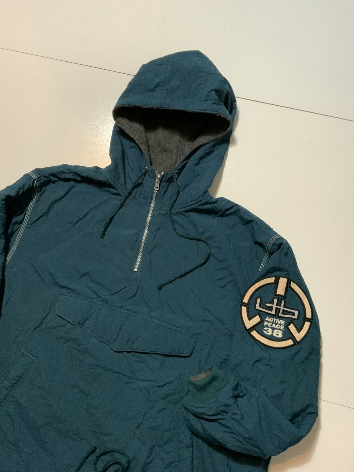 UNIONBAY × Vintage Vintage Union Bay Peace Fleece Windbreaker Anorak Jacket. Size US XL / EU 56 / 4 - 5 Thumbnail