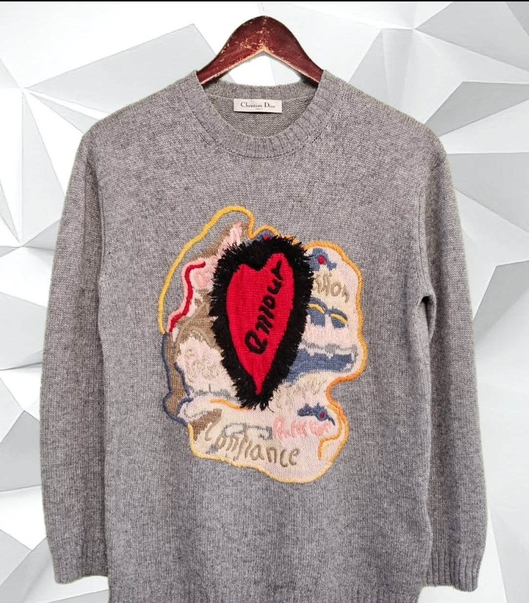 Christian Dior Monsieur × Dior Christian Dior Amour cashmere sweater hearth Size M / US 6-8 / IT 42-44 - 1 Thumbnail