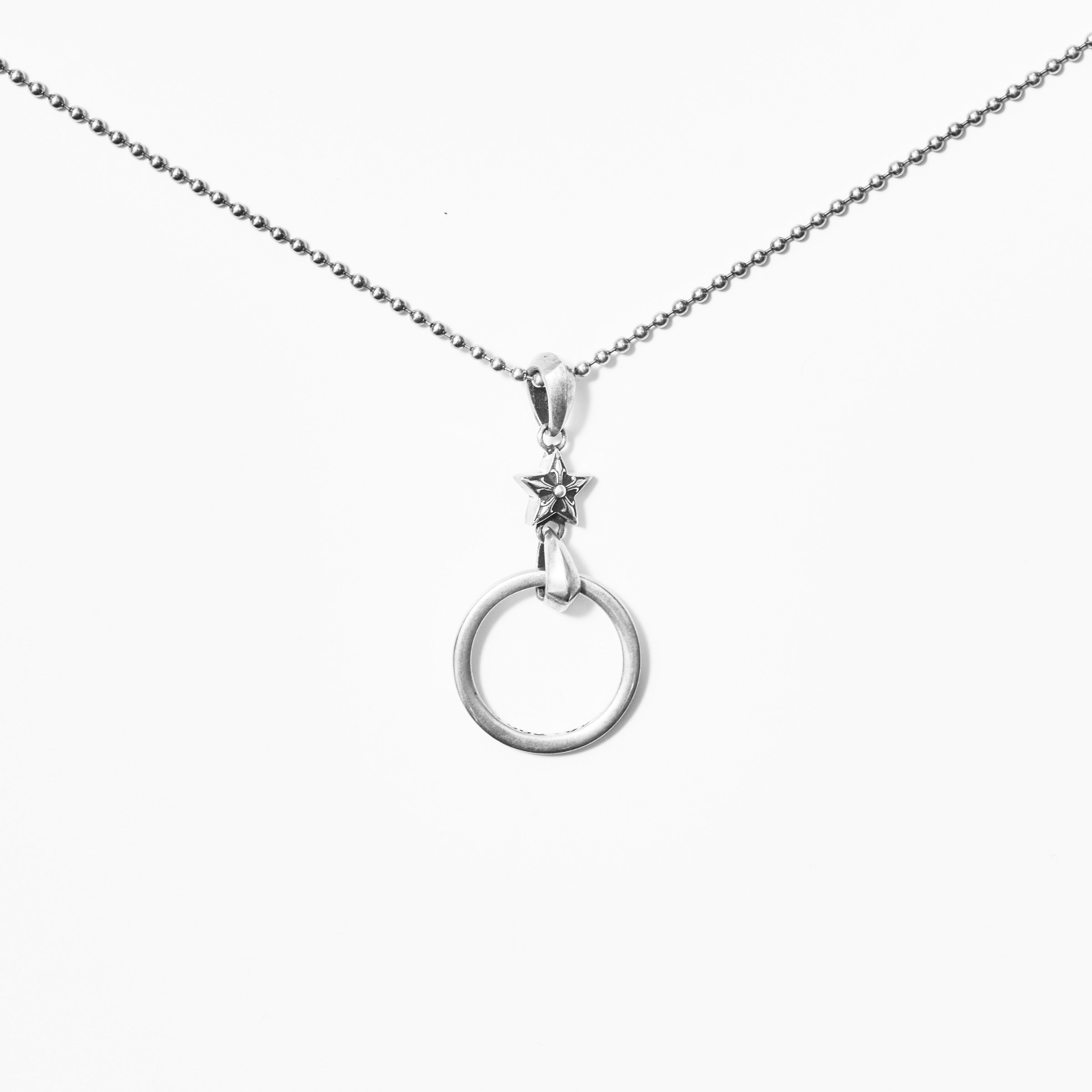 Chrome Hearts CHROME HEARTS Ball Chain Necklace Silver Star Size ONE SIZE - 1 Thumbnail