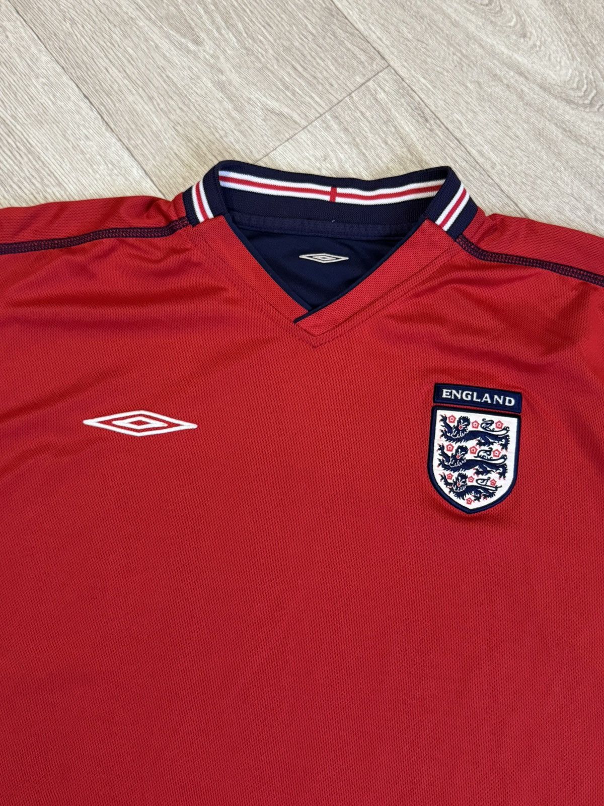 Umbro 🔷Vintage Umbro England 2002/04 Soccer jersey🔷 Size US XXL / EU 58 / 5 - 4 Thumbnail