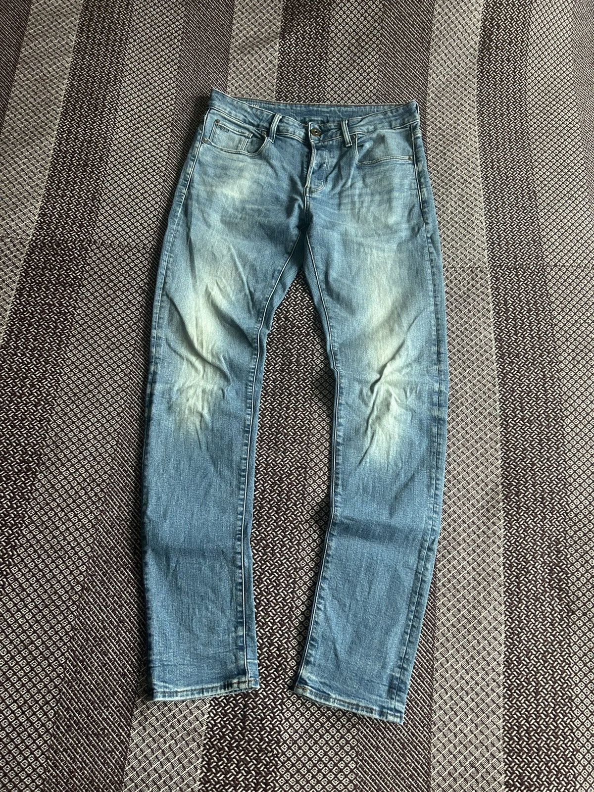 G-Star Vintage G-star Raw 3301 Slim Denim Jeans Washed Faded Sz W31 Size US 31 - 6 Thumbnail