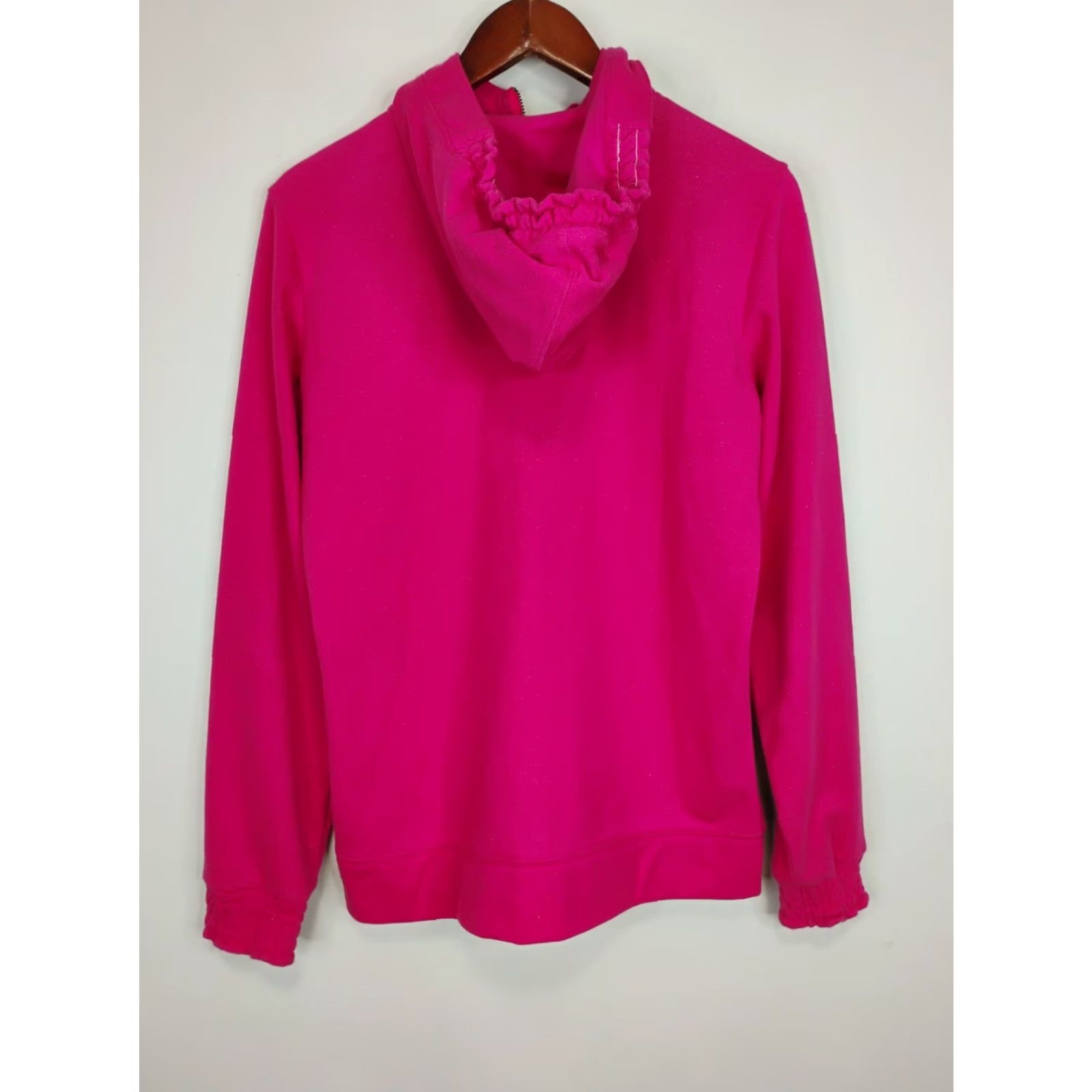 Nike VINTAGE Nike Full Zip Barbie Pink Hoodie Sweatshirt Shimmer Adult Small Teen Large 12-14 Womens Girls Ladies Size S / US 4 / IT 40 - 3 Thumbnail