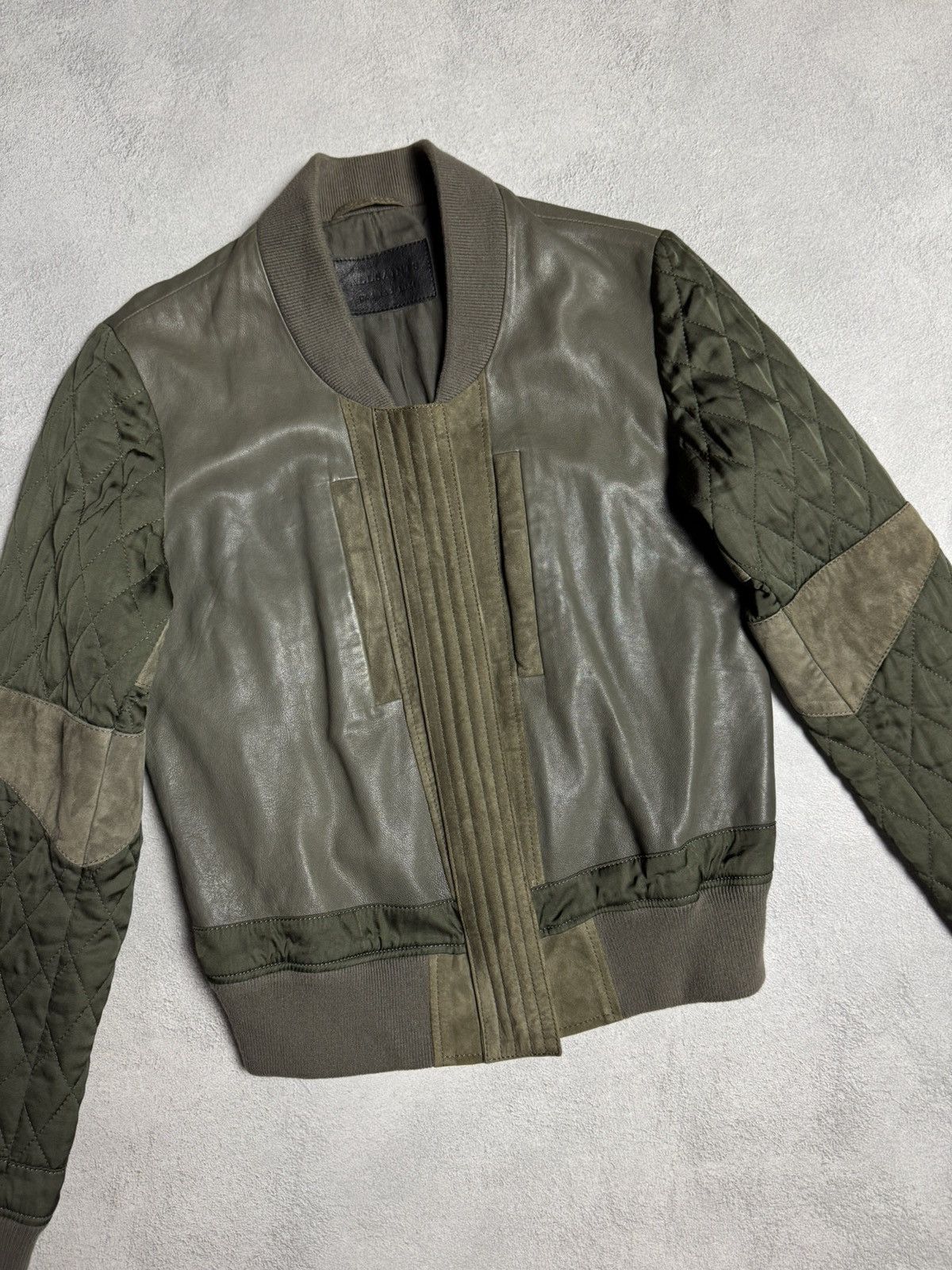 Allsaints Allsaints Lamb Leather Bomber Jacket Size XS / US 0-2 / IT 36-38 - 3 Thumbnail