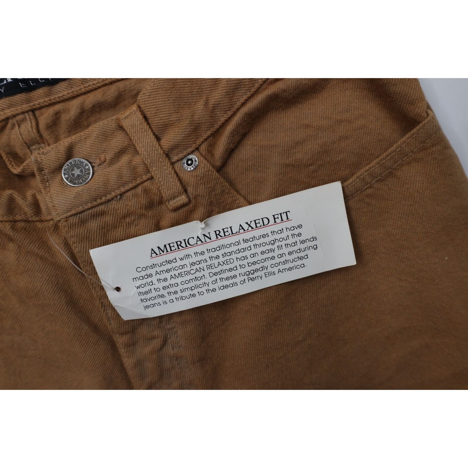 Perry Ellis Deadstock Vintage 90s Perry Ellis Relaxed Stonewash Jeans Size US 31 - 6 Thumbnail