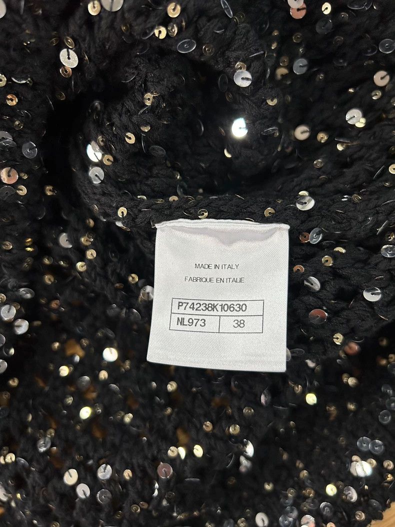 Chanel Chanel 23c Early Spring Vacation Series Black Sequin Knitt Size XS / US 0-2 / IT 36-38 - 7 Thumbnail