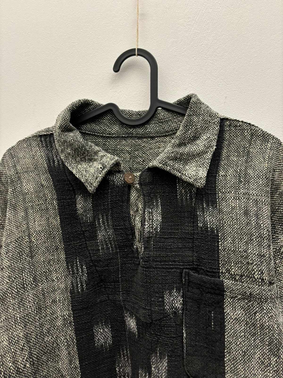 Japanese Brand Vintage Japanese Hand Knitted Avant Garde Shirt Size US L / EU 52-54 / 3 - 3 Thumbnail
