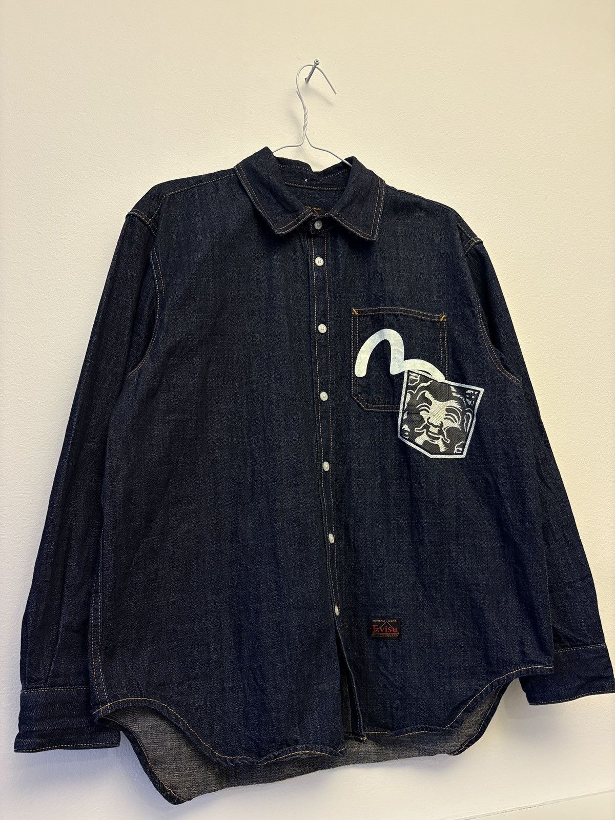 Evisu Denim jacket shirt Evisu Size US M / EU 48-50 / 2 - 2 Thumbnail