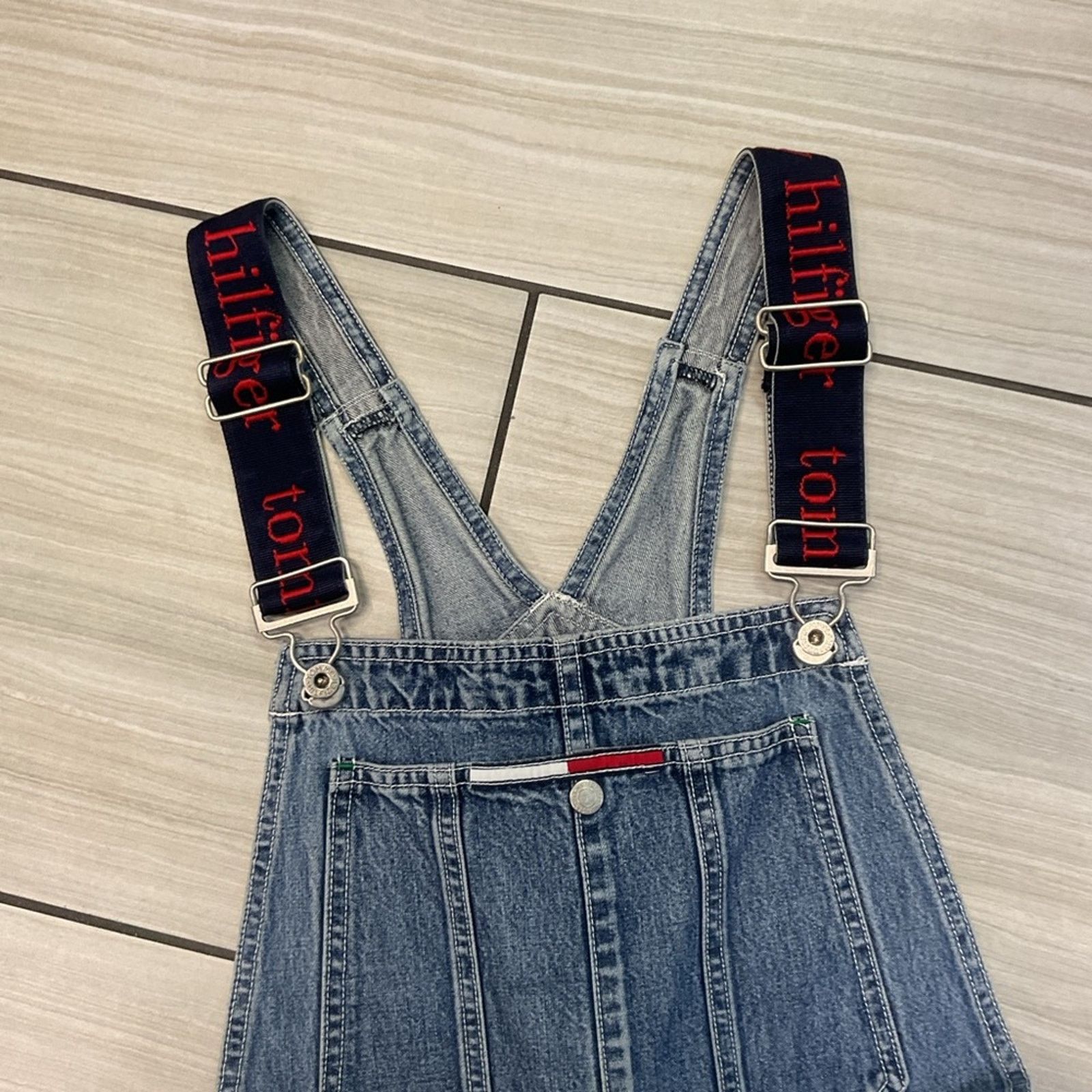Tommy Hilfiger Vintage Tommy Hilfiger Denim Overalls Size 32 - 5 Thumbnail