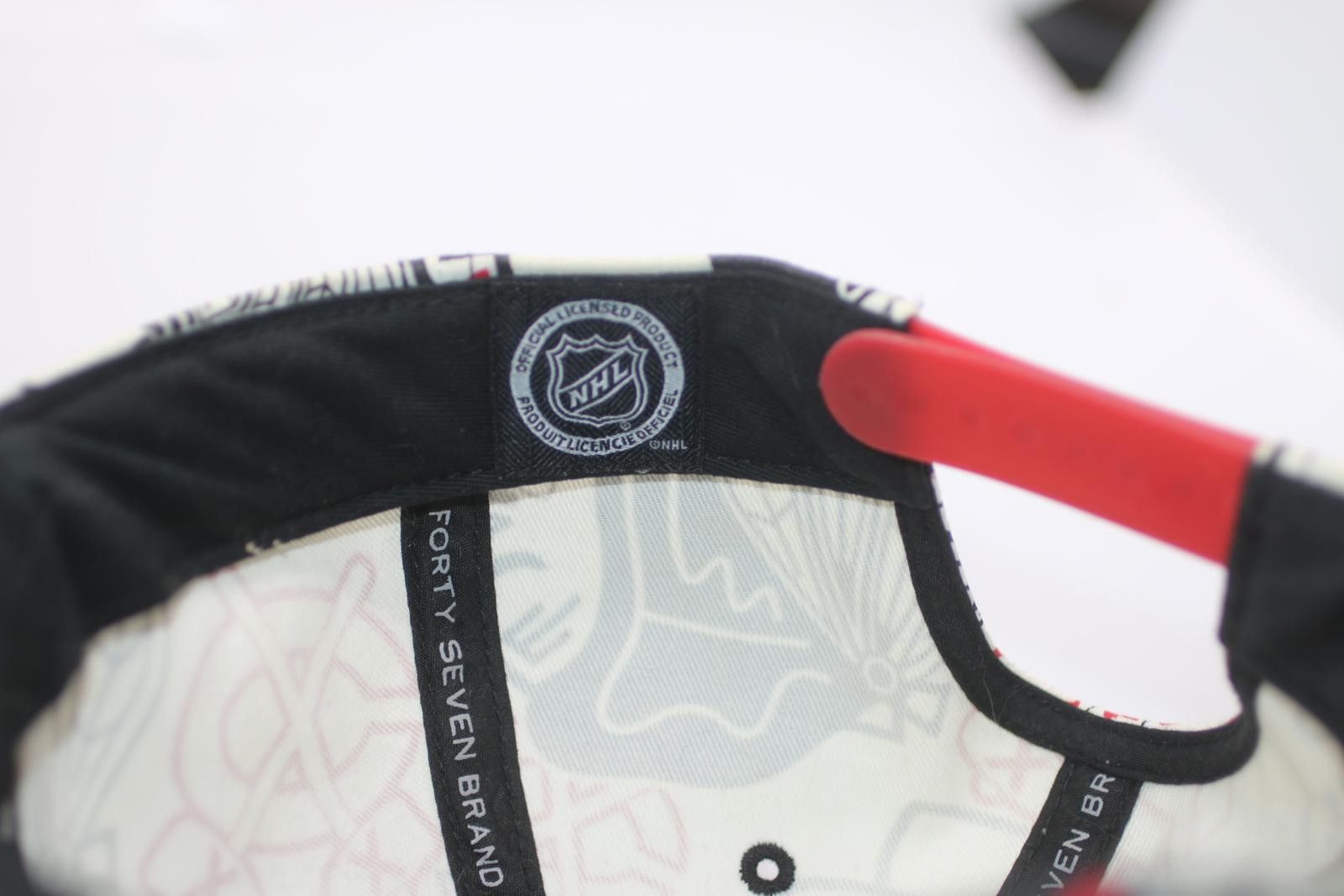 Blackhawk! Chicago Blackhawks Bravado Captain 47 Brand Adjustable cap Size ONE SIZE - 9 Thumbnail