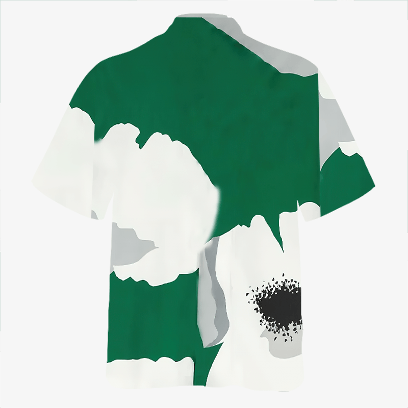 The Unbranded Brand × Vintage Flower Portrait Bowling Shirt – Artistic Floral Print Size US S / EU 44-46 / 1 - 3 Thumbnail