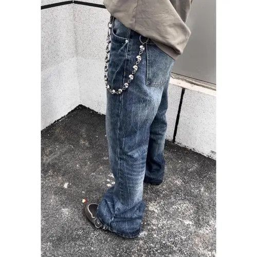 Jewelry 726Skull Wallet Chain, Skull Keychain for Pants Jeans Size ONE SIZE - 3 Thumbnail