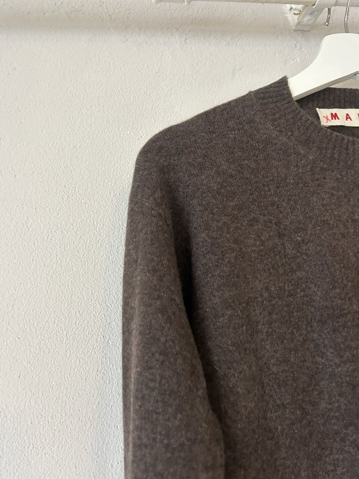 Marni Brown 100% Cashmere Sweater with Front Pockets - Size 44 Size M / US 6-8 / IT 42-44 - 6 Thumbnail
