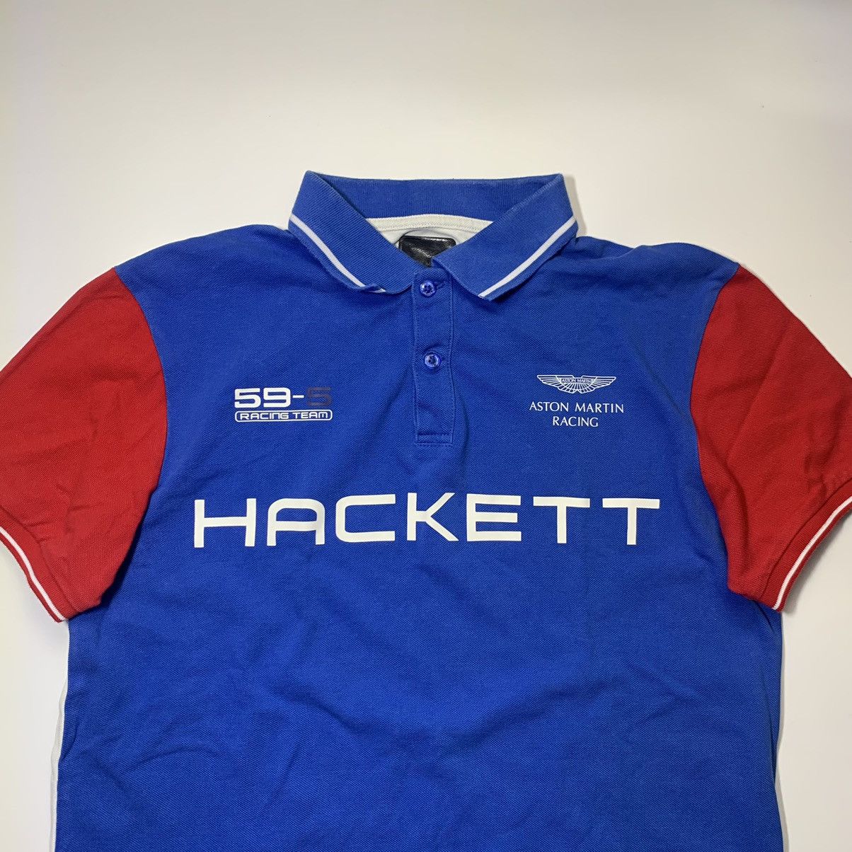 Hackett Vintage Hackett Racing Aston Martin Polo M Size US M / EU 48-50 / 2 - 2 Thumbnail