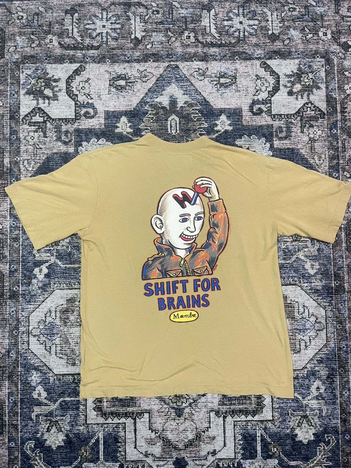 Mambo × Vintage 🔥HOT🔥VINTAGE 90S MAMBO SHIFT FOR BRAINS BACKHIT VERY RARE Size US S / EU 44-46 / 1 - 1 Thumbnail