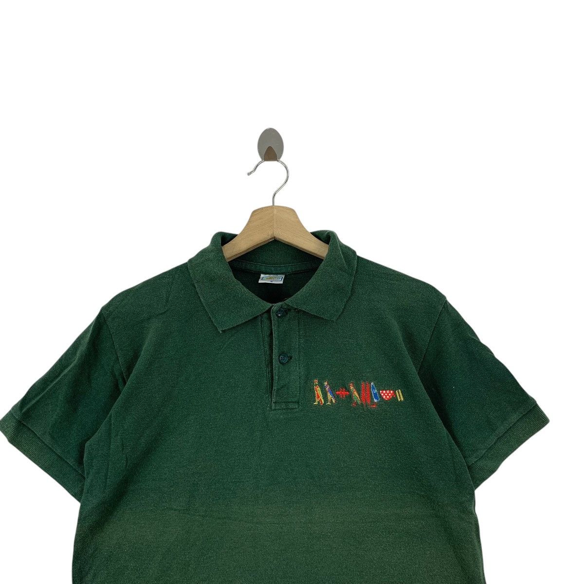 Vintage Vintage DARWISH EGYPT PHAROAHS Sun Faded Polo Tee Shirt Top Size US S / EU 44-46 / 1 - 2 Thumbnail