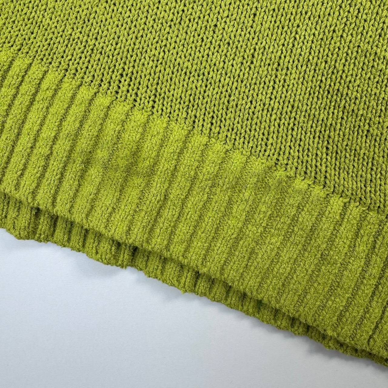 Allsaints AllSaints Lock Slub Jumper Green Asymmetric Knit Sweater M Size M / US 6-8 / IT 42-44 - 7 Thumbnail