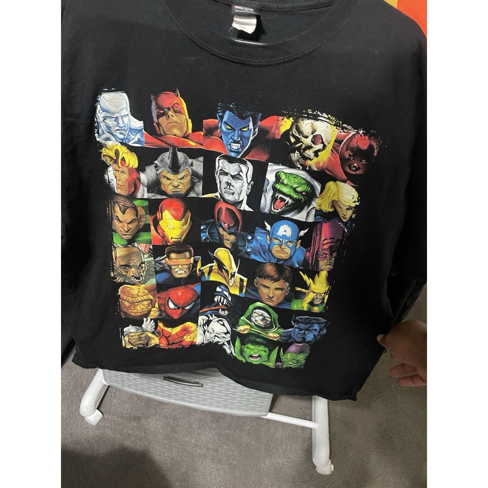 Marvel Comics Size XL- Mint Vintage Marvel Mad Engine T Shirt Black Size US XL / EU 56 / 4 - 1 Thumbnail