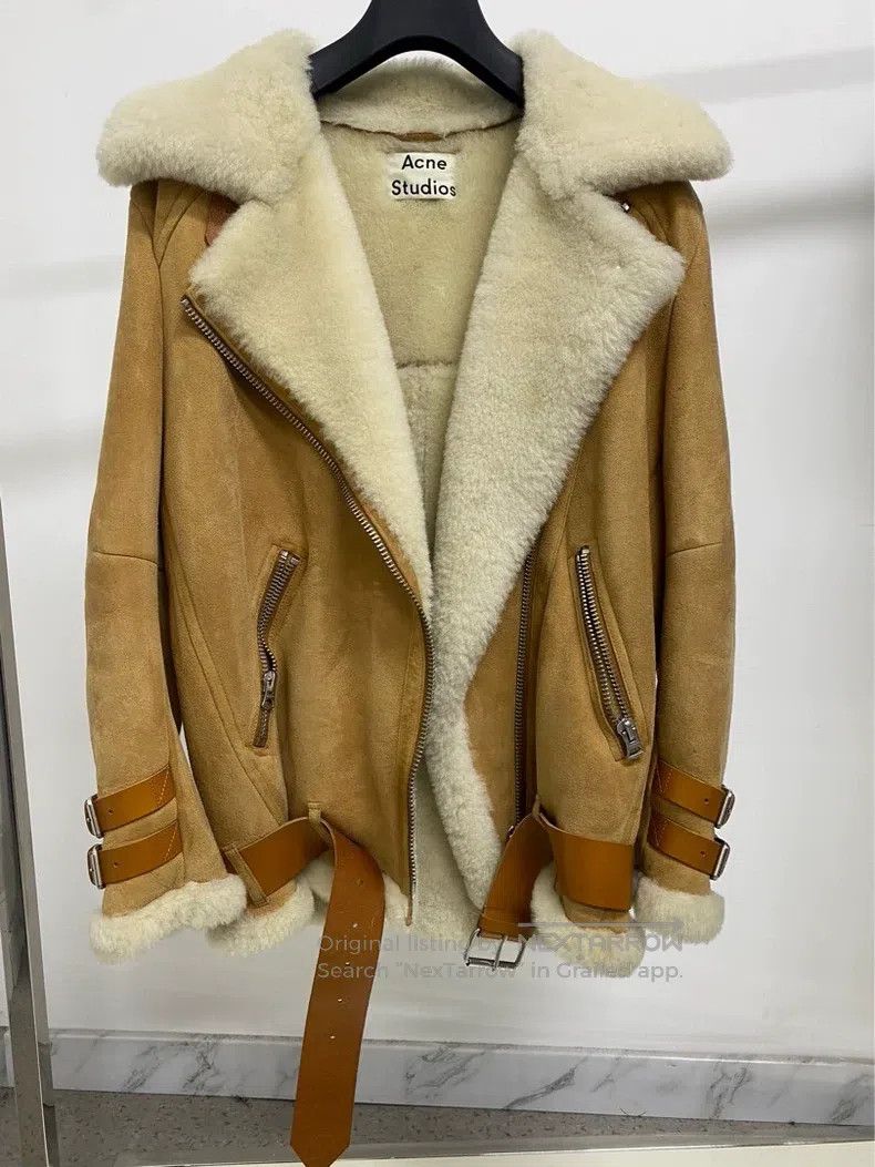 Acne Studios Acne Studios Fur and leather combination Size XXS / US 00 / IT 34 - 1 Thumbnail