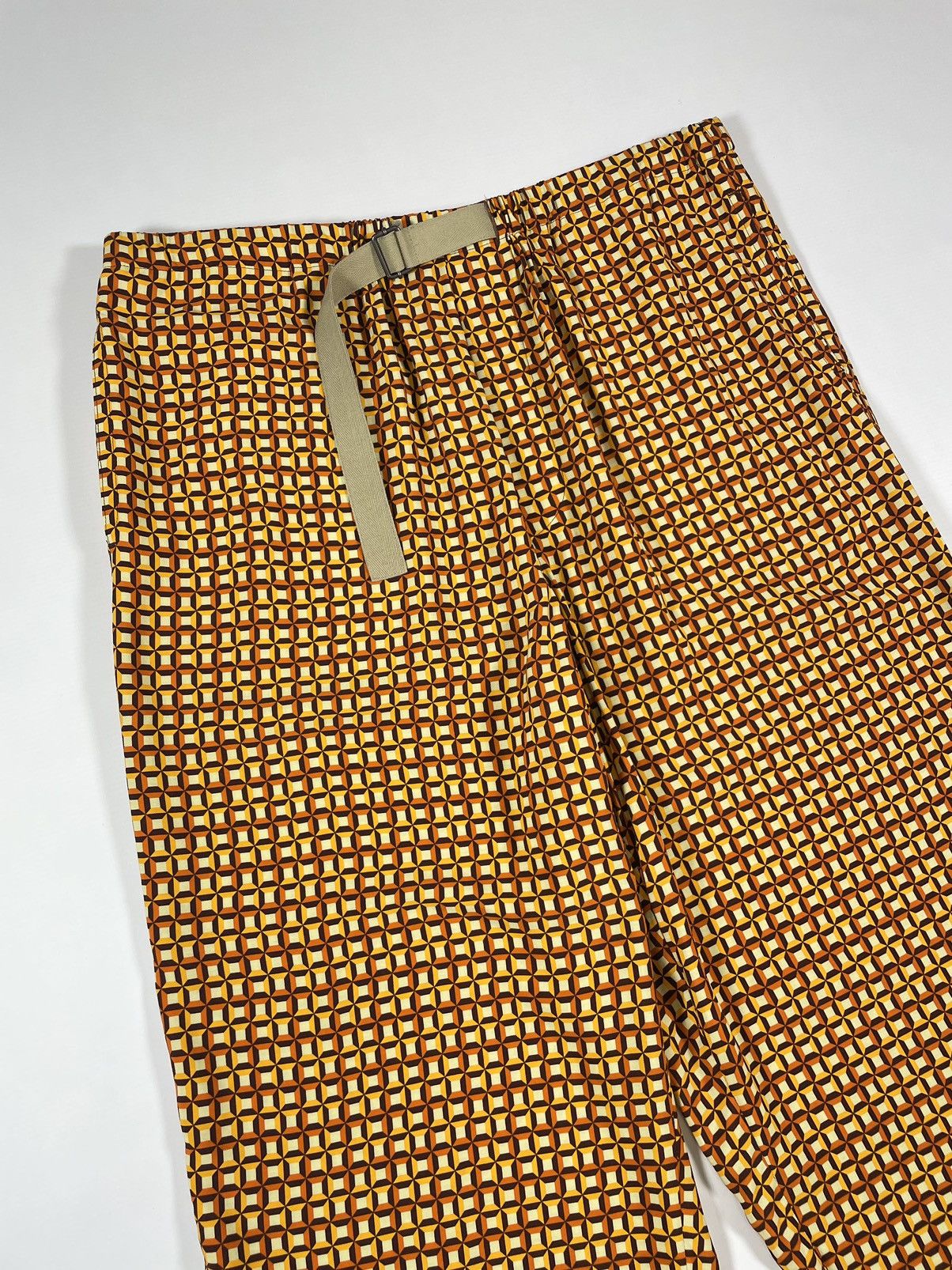 Dries Van Noten 70s Print Wide Leg Utility Trousers Size US 36 / EU 52 - 7 Thumbnail
