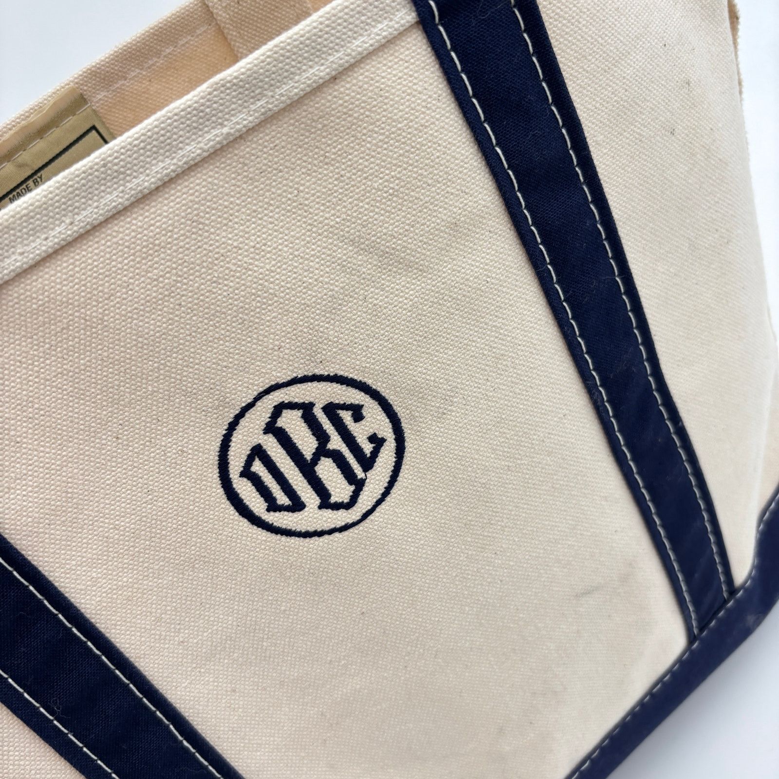 L.L. Bean × Vintage Vintage 90s LL Bean Boat and Tote Mini Canvas Tote 17x12 Size ONE SIZE - 11 Thumbnail