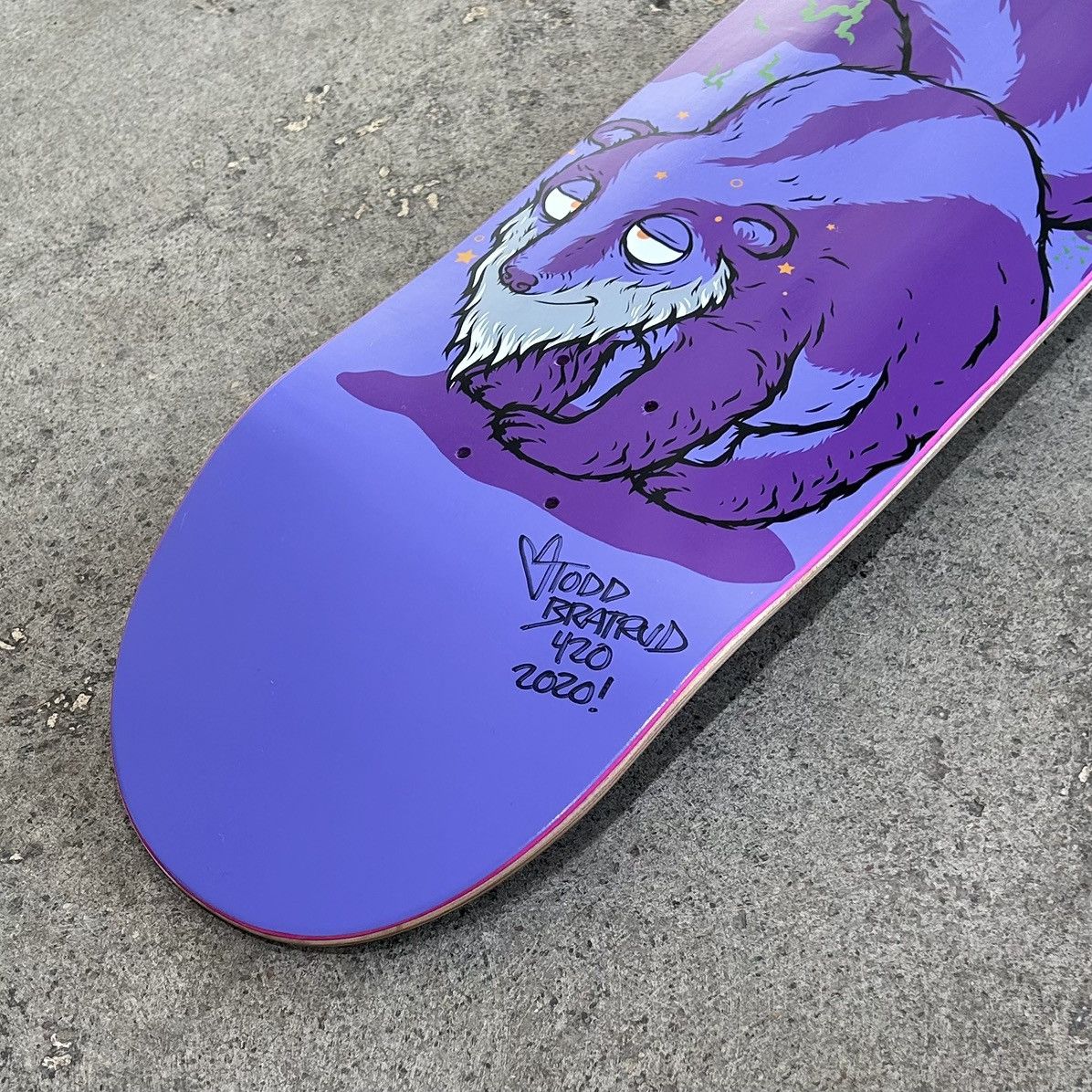 Todd Bratrud Todd Bratrud Autographed X Familia Skateboard Size ONE SIZE - 5 Thumbnail