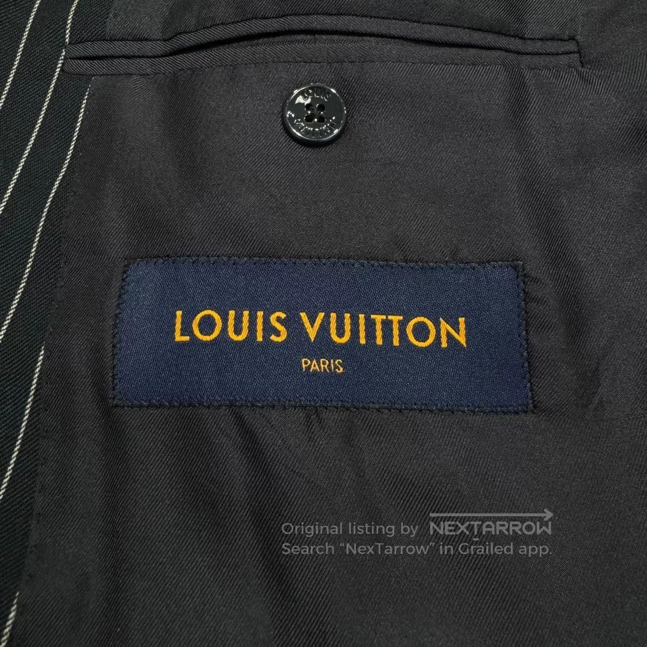Louis Vuitton louis vuitton double-breasted striped suit jacket. Size US L / EU 52-54 / 3 - 4 Thumbnail