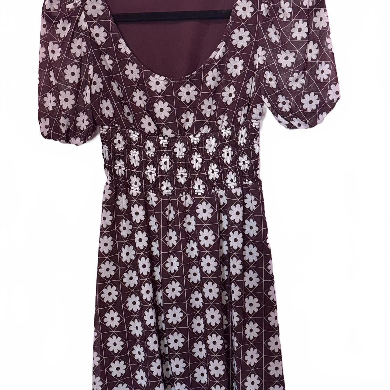 Designer Chic Vintage Floral Dress Size S / US 4 / IT 40 - 1 Thumbnail