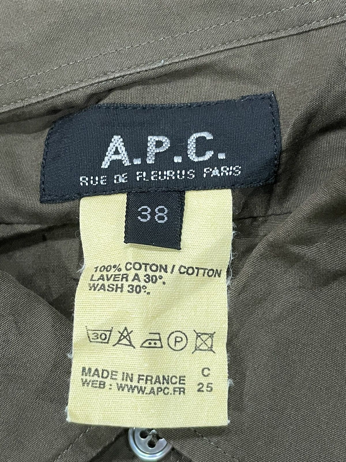 A.P.C. A.P.C Shirt Size XS / US 0-2 / IT 36-38 - 3 Thumbnail