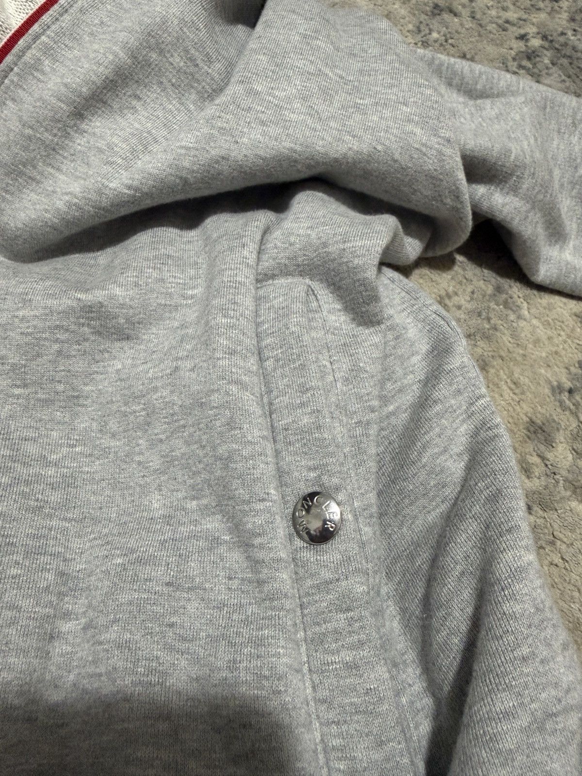 Moncler Moncler - Men’s Tricolor Zip-Up Sweatshirt - Size XL (4) Size US XL / EU 56 / 4 - 11 Thumbnail