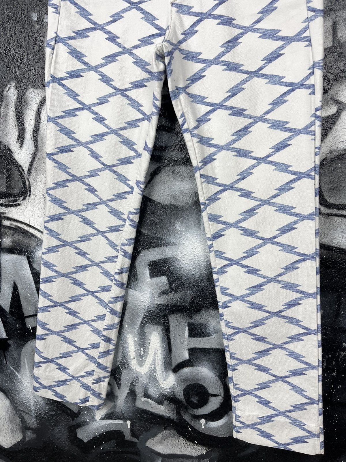 Isabel Marant Etoile Isabel Marant Etoile Nea Printed White Jeans Women’s Size 40 Size 28" / US 6 / IT 42 - 4 Thumbnail