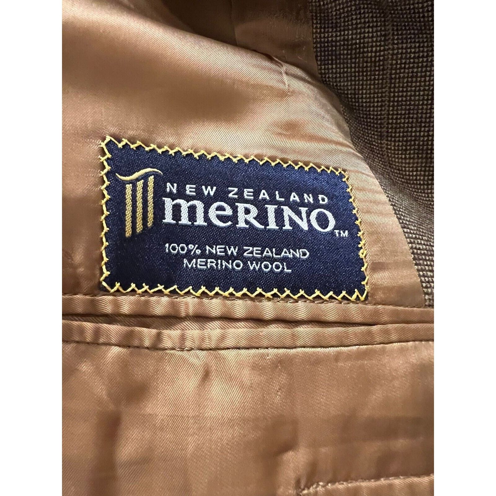 Oxxford Clothes Oxxford Brown Blazer Size 46R 100% New Zealand Merino Wool Size 46R - 5 Thumbnail
