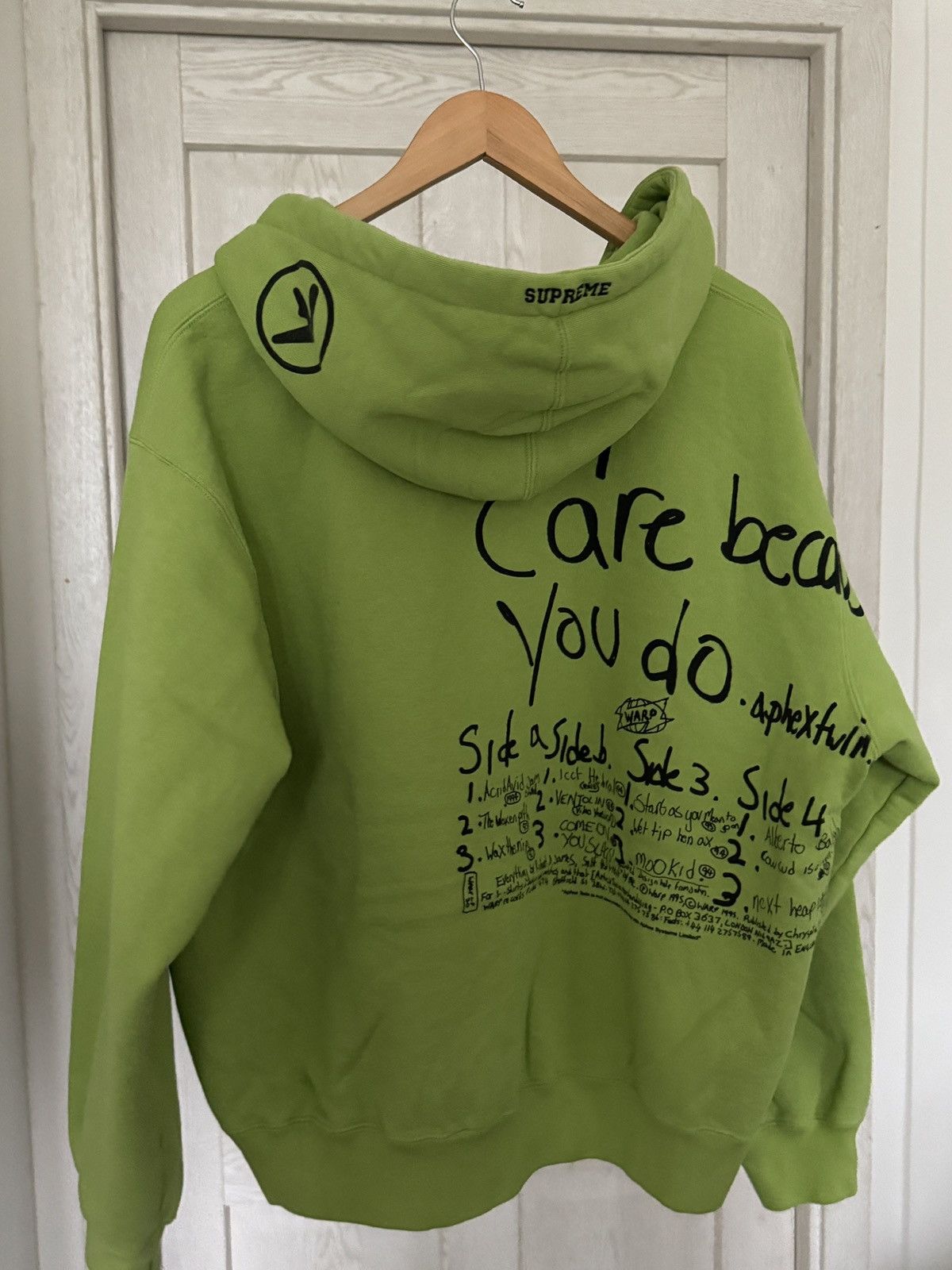 Supreme Supreme/Aphex Twin Zip Up Hooded Sweatshirt Size US M / EU 48-50 / 2 - 4 Thumbnail