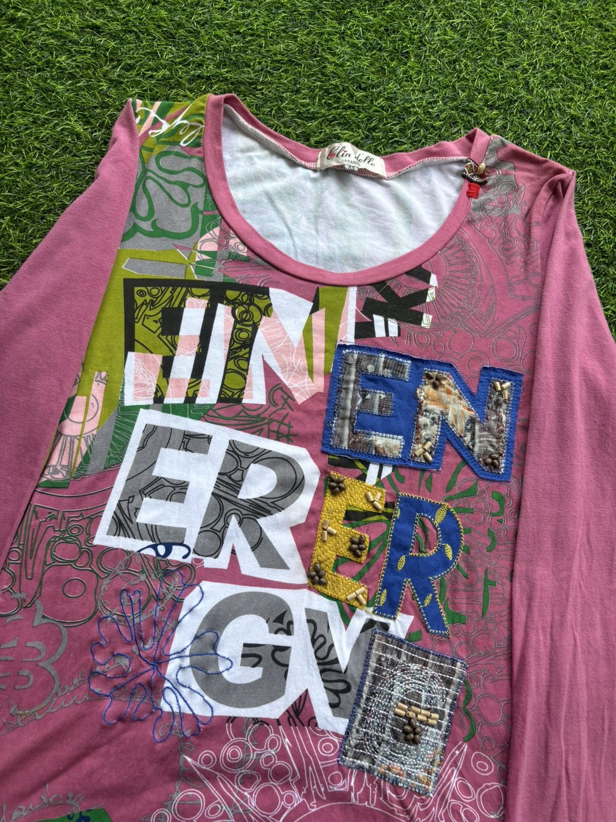 Hysteric Glamour Y2k Colin Delle Creazioni Full Print Women's Longsleeve Size M / US 6-8 / IT 42-44 - 6 Thumbnail