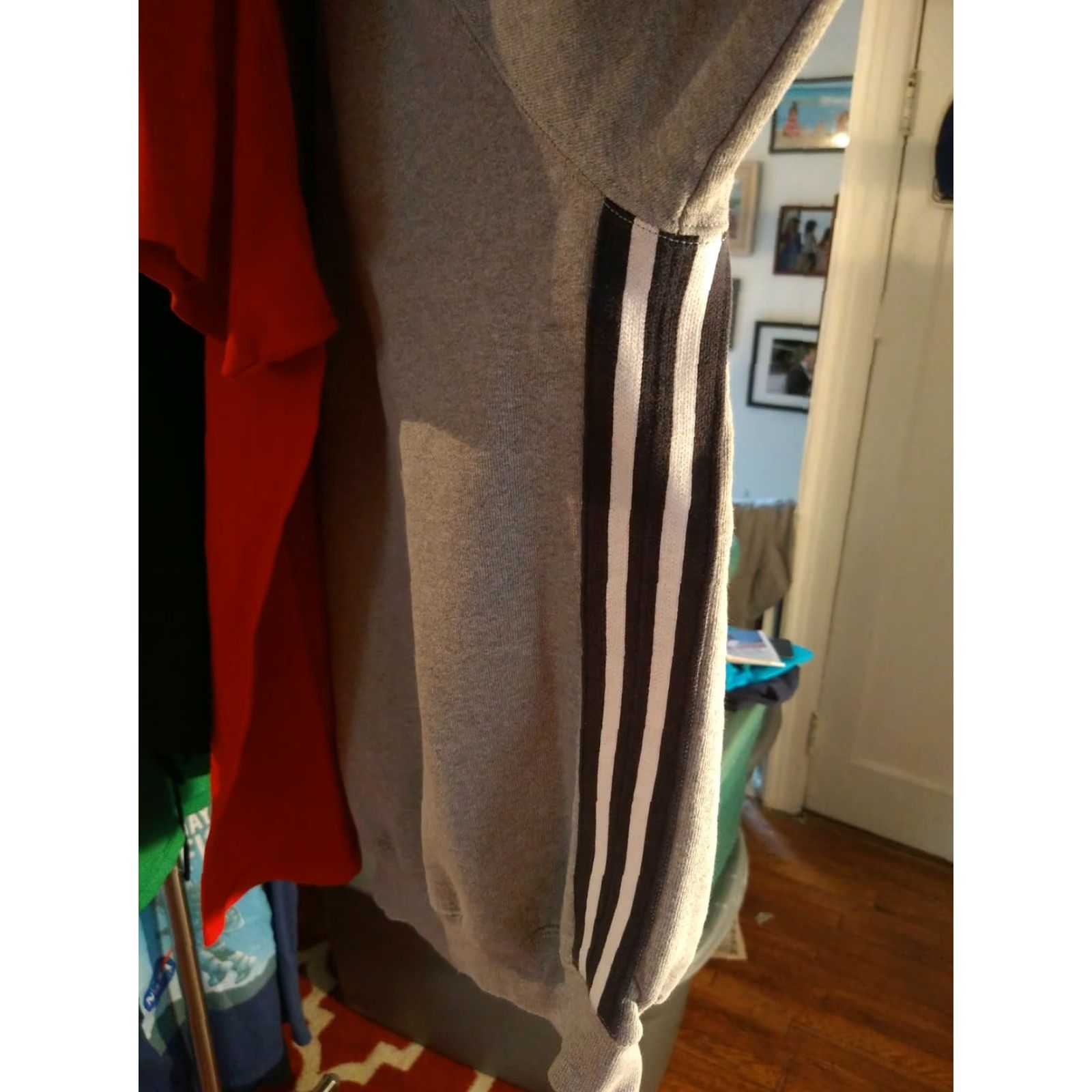 Adidas VINTAGE adidas Pullover Sweatshirt Men XL Gray Made In USA Old Tag Grail Size US XL / EU 56 / 4 - 6 Thumbnail