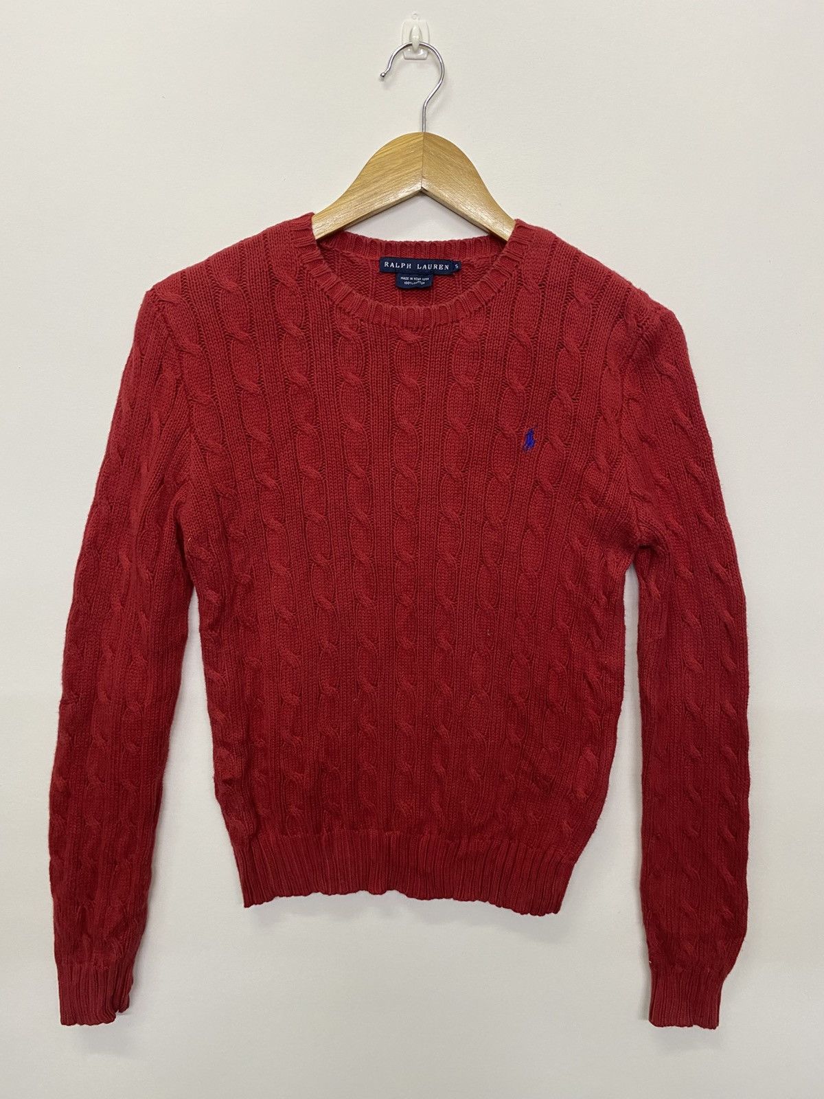 Ralph Lauren Ralph Lauren Small Logo Embroidery Knitwear Sweatshirt Size S / US 4 / IT 40 - 1 Thumbnail