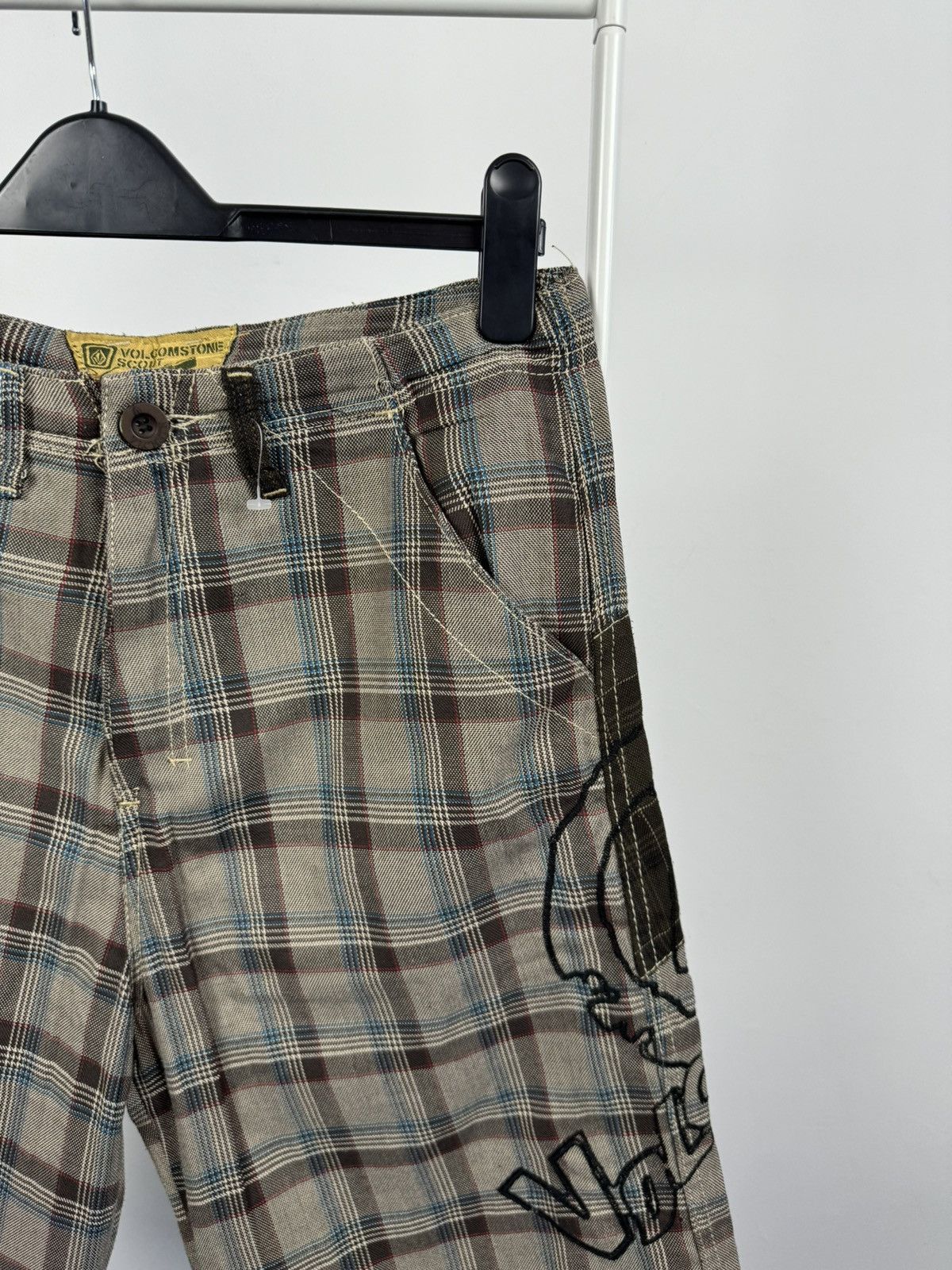 Volcom Vintage Volcom Scout Cargo Checkered Shorts Size US 34 / EU 50 - 3 Thumbnail