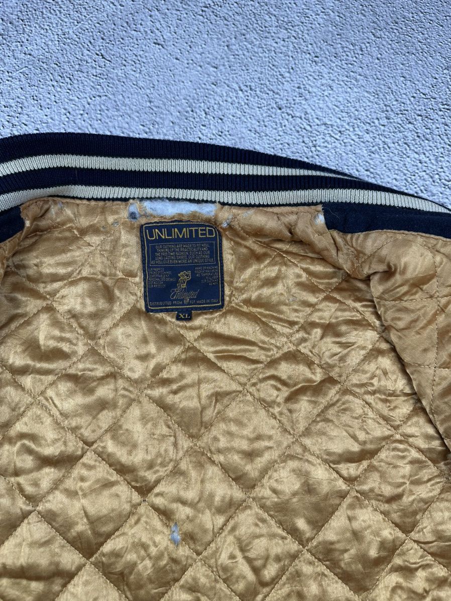 Japanese Brand Vintage Varsity Wool Jacket Unlimited Universal Distressed Size US XL / EU 56 / 4 - 19 Thumbnail