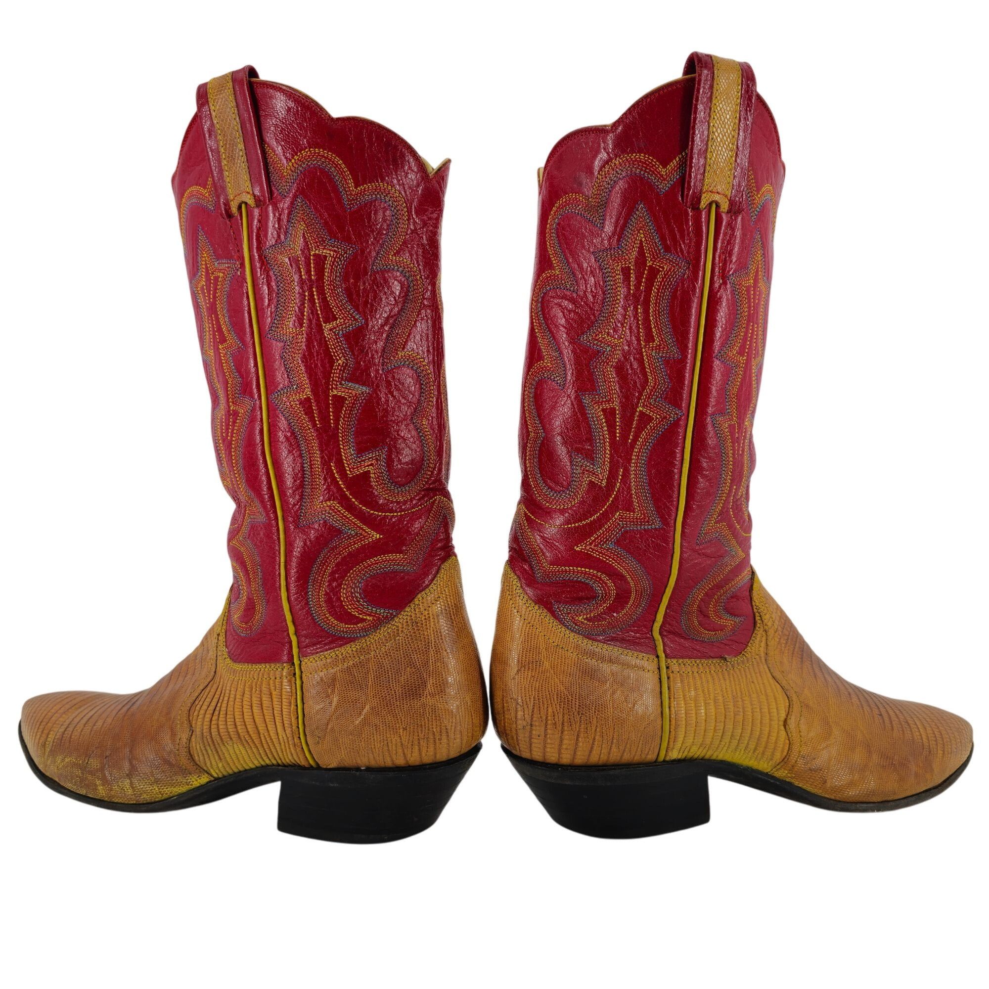 Other Stunning Womens 8C Smiths Aspen Honey Brown Lizard Cowboy W Size US 8 / IT 38 - 4 Thumbnail