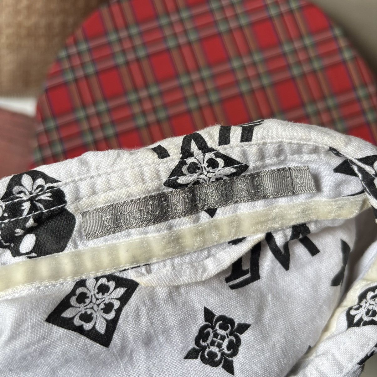 FranCisT MOR.K.S Francist Morks LV Monogram Pattern White Shirts Size US L / EU 52-54 / 3 - 8 Thumbnail