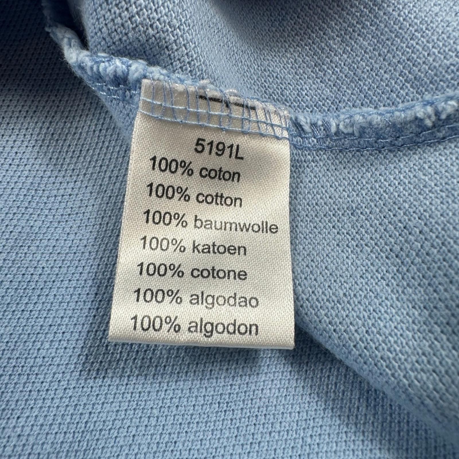 Lacoste Lacoste Mens Polo Shirt 7 (XXL)Made in Peru Light Blue Size US XXL / EU 58 / 5 - 6 Thumbnail