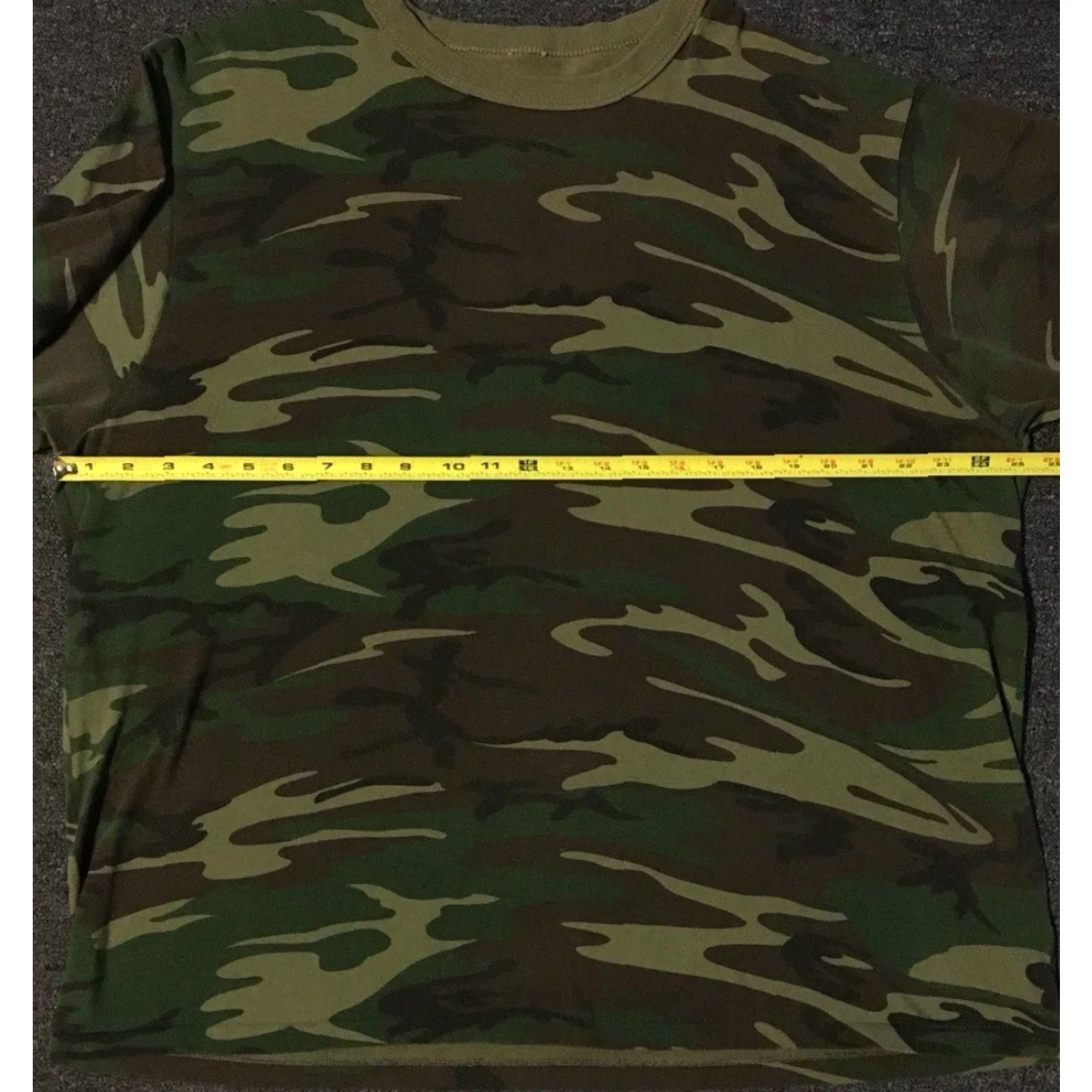 Vintage Vtg 80s Camo Shirt XL USA Faded Army Military Grunge Punk Biker Skate PFU PE 90s Size US XL / EU 56 / 4 - 3 Thumbnail