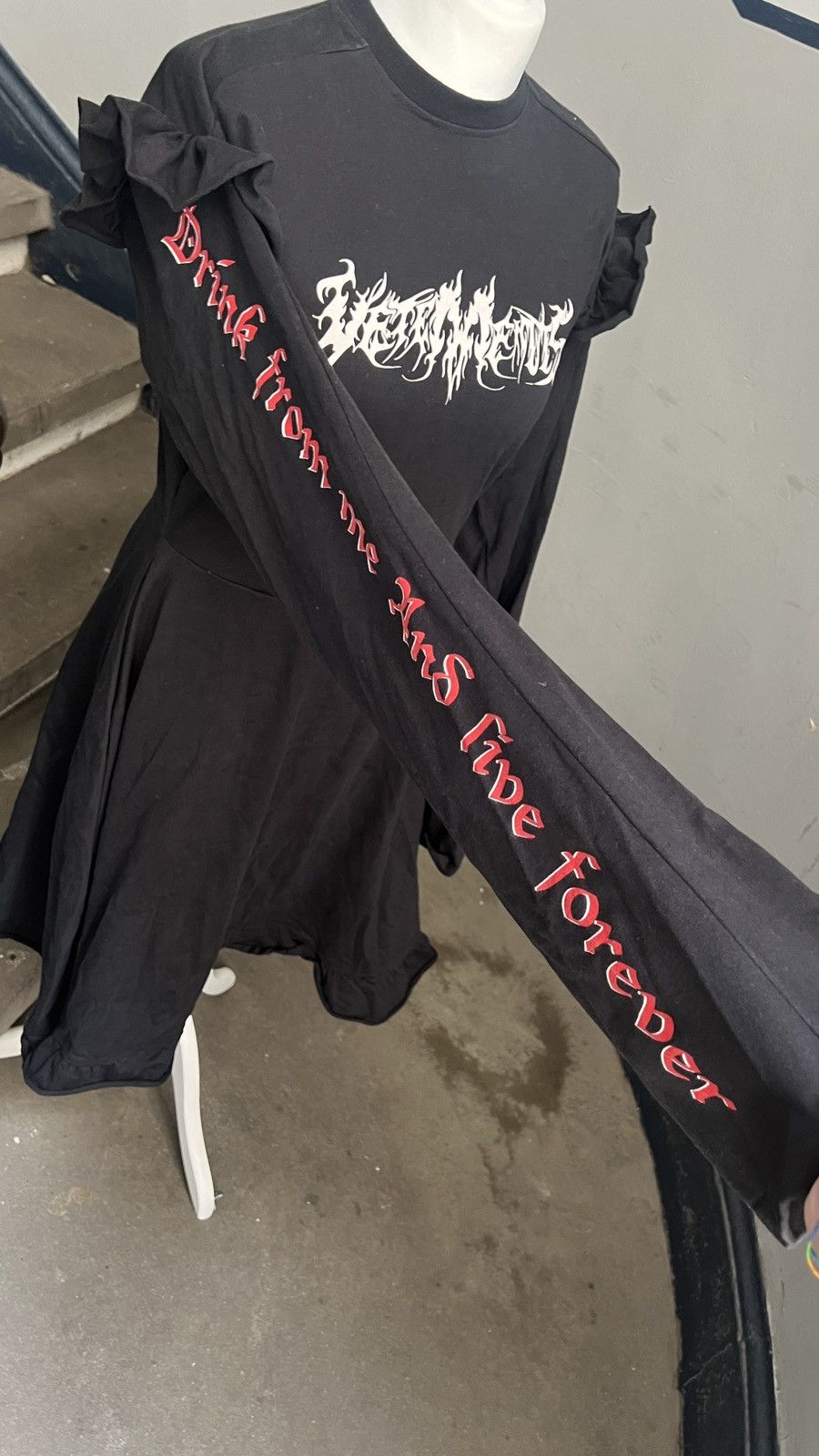 Vetements Vetements Total Darkness TFD Dress Size XS / US 0-2 / IT 36-38 - 4 Thumbnail