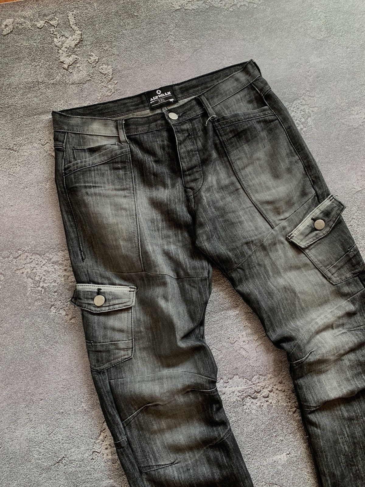 Airwalk × Vintage Vintage Airwalk Black Opium Denim Pants 32 size Size US 32 / EU 48 - 2 Thumbnail
