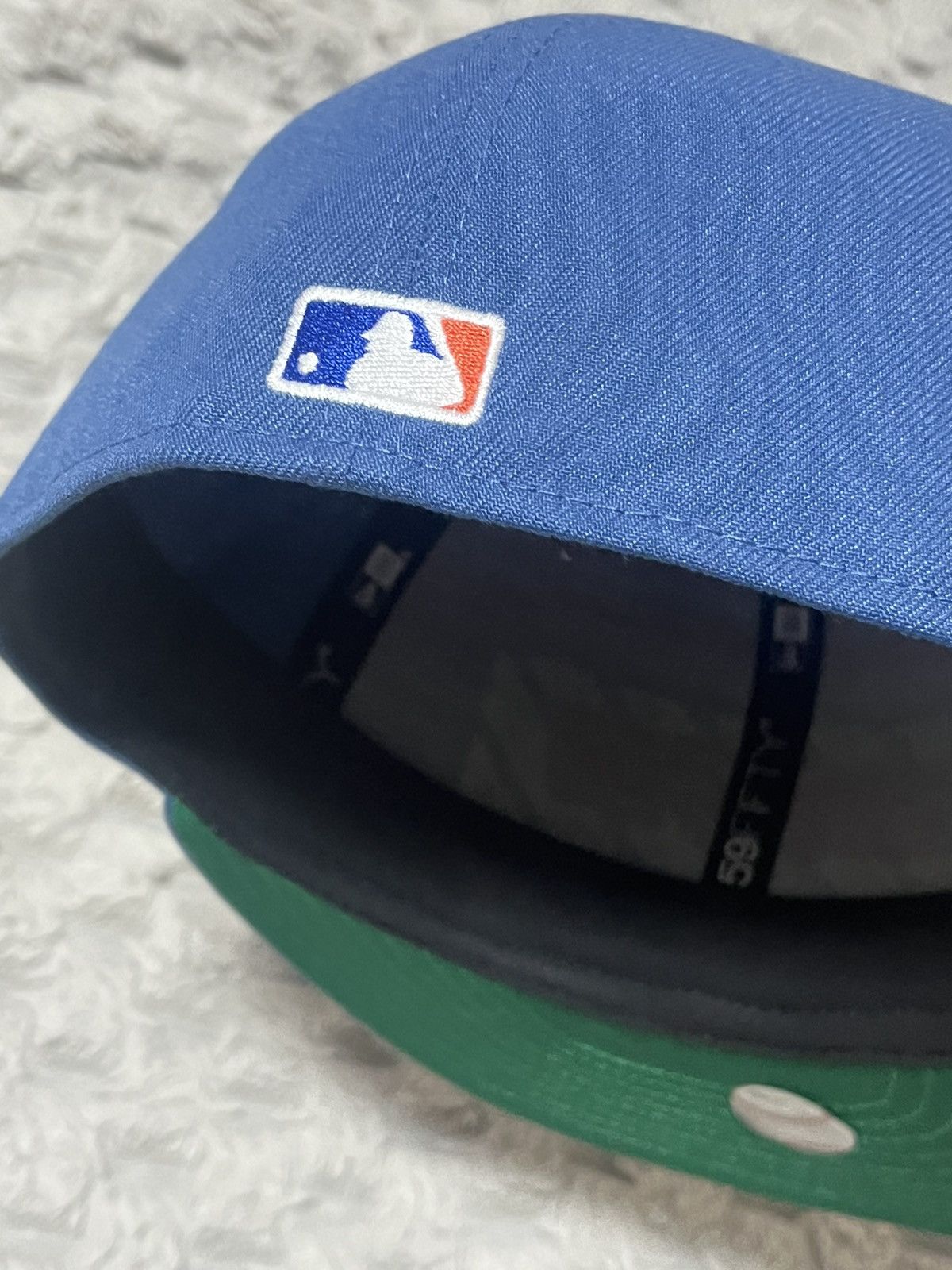 Hat Club × MyFitteds × New Era 7 3/8 MyFitteds New York Mets Caution Flip the Script Size ONE SIZE - 4 Thumbnail
