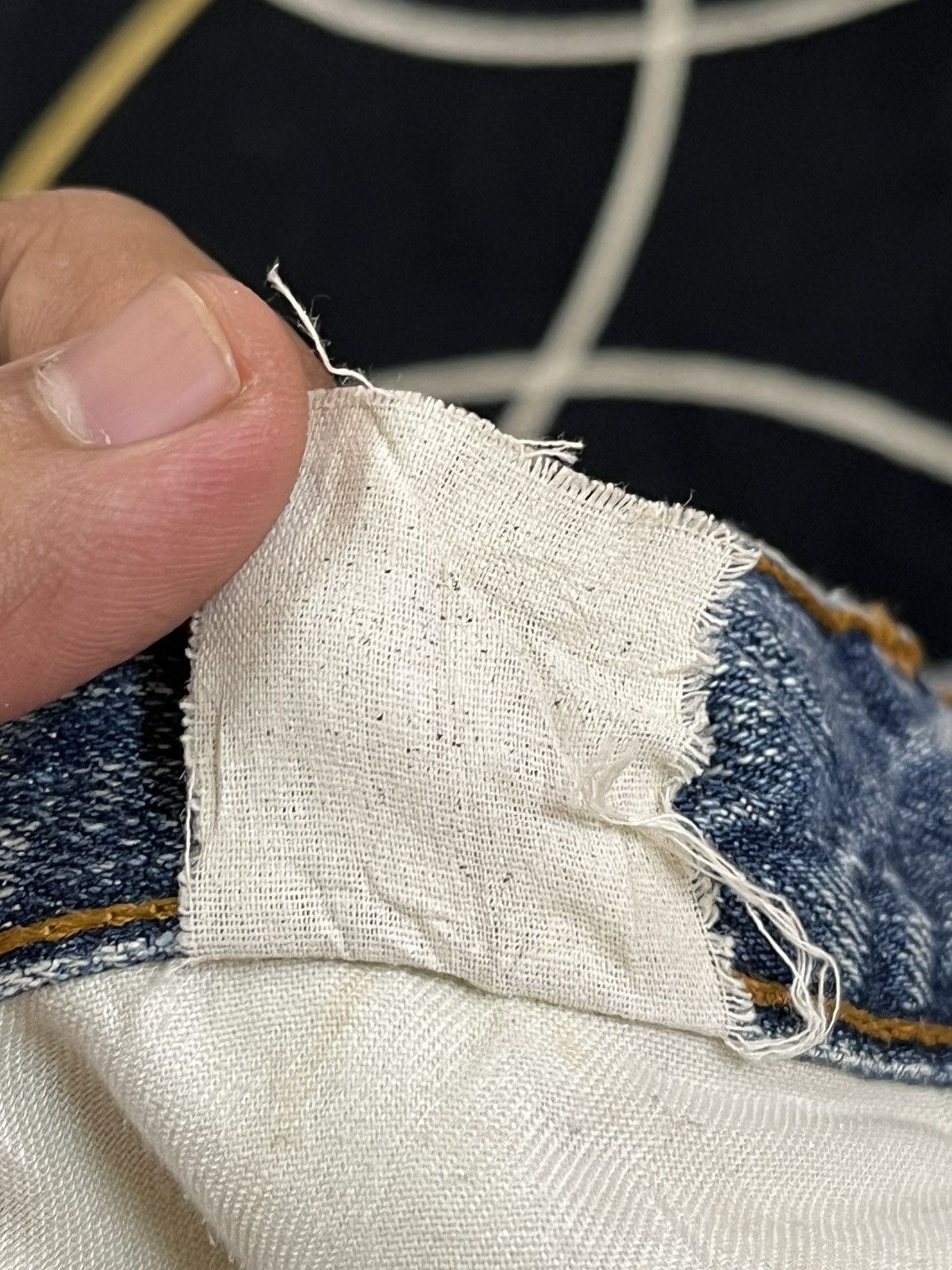 LVC × Levi's × Levi's Vintage Clothing Vintage Levi’s 503 Ripped Paint Splatter Distressed Denim Size US 32 / EU 48 - 11 Thumbnail