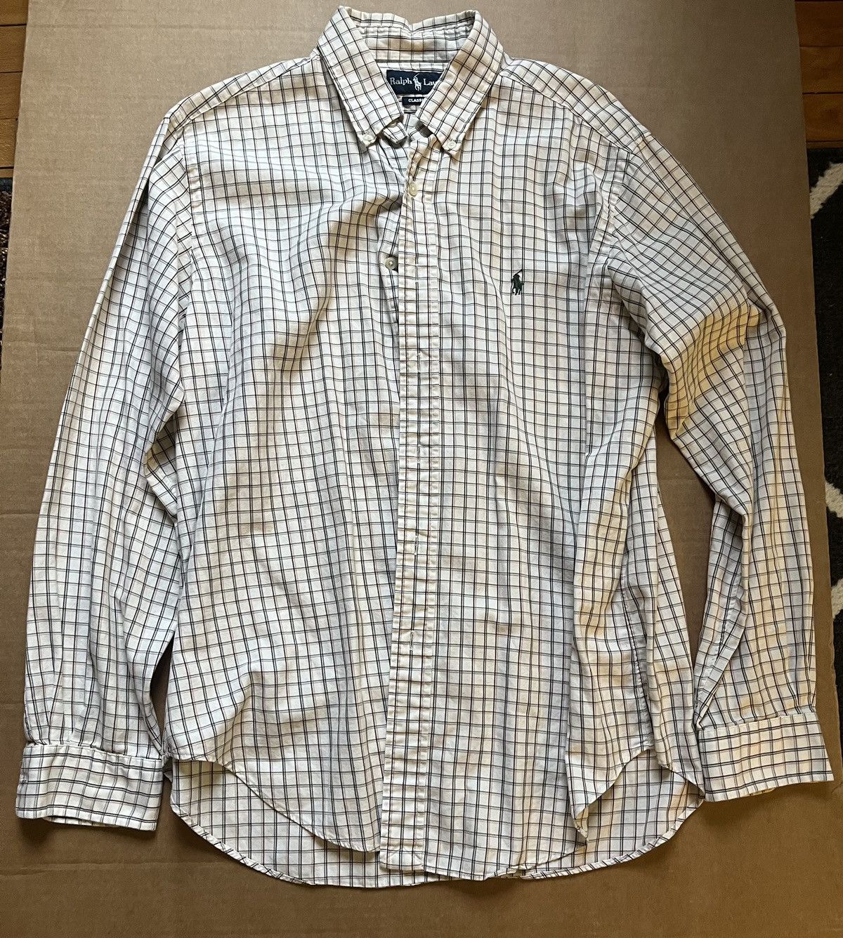 Polo Ralph Lauren × Vintage Vintage Polo Button Up Size US L / EU 52-54 / 3 - 1 Thumbnail