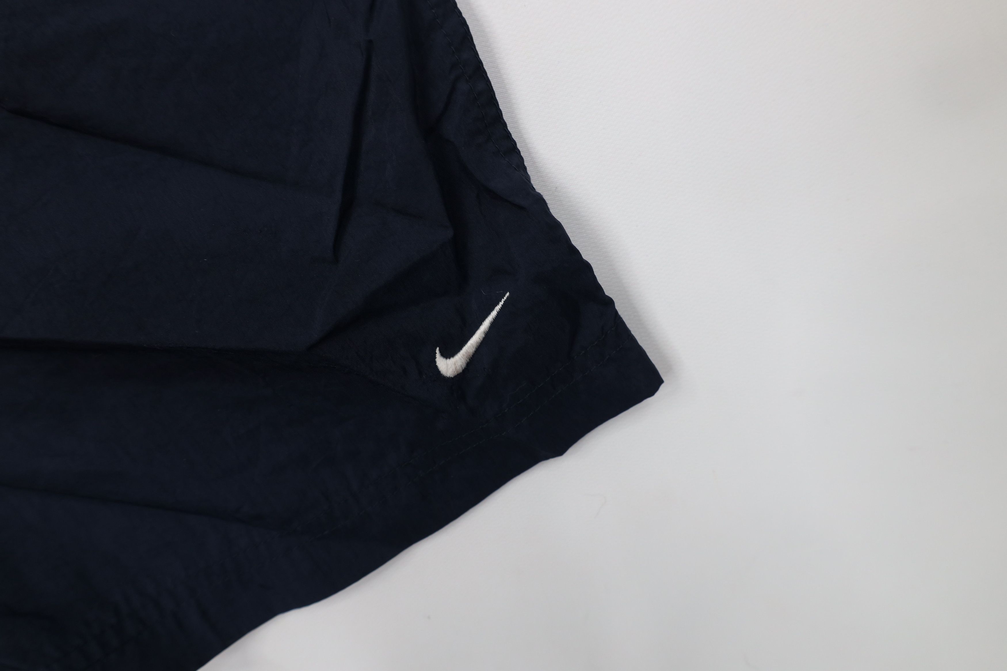 Nike Vintage Nike Mini Swoosh Running Soccer Shorts Nylon Blue Size US 34 / EU 50 - 5 Thumbnail