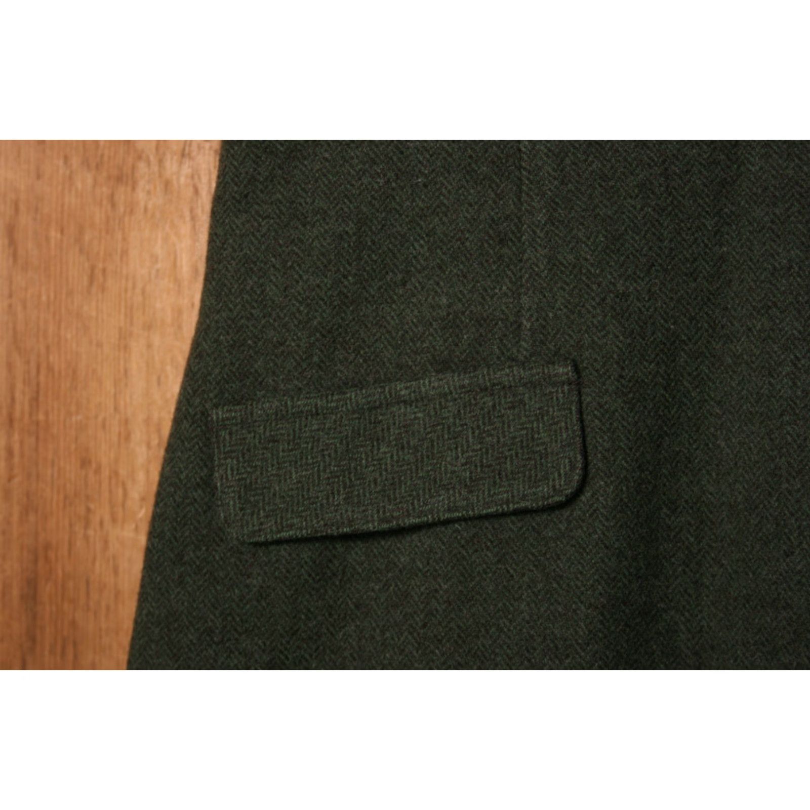 Eddie Bauer VINTAGE Eddie Bauer Green Herringbone Wool Blend Sleeveless Dress Sz. 10 Dress Size L / US 10 / IT 46 - 4 Thumbnail